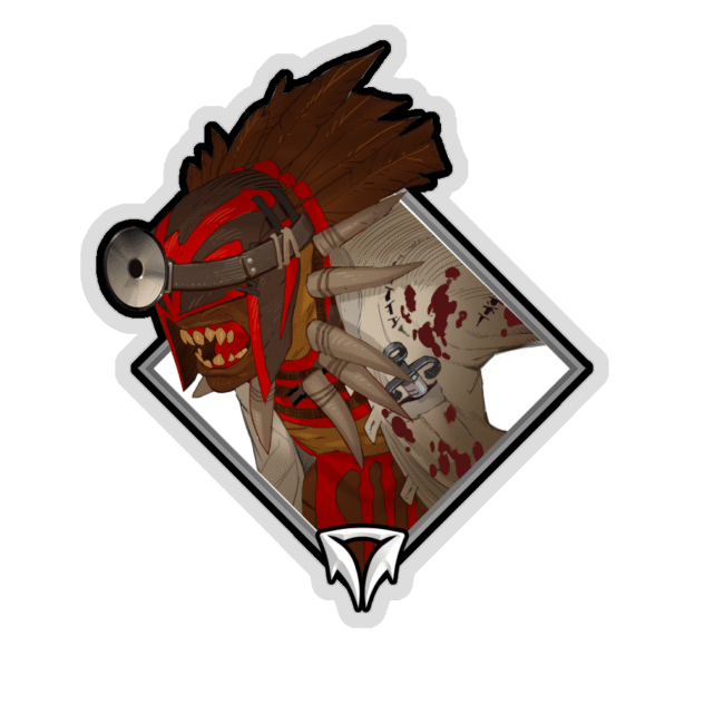 Gold Crownfall Sticker - Bloodseeker