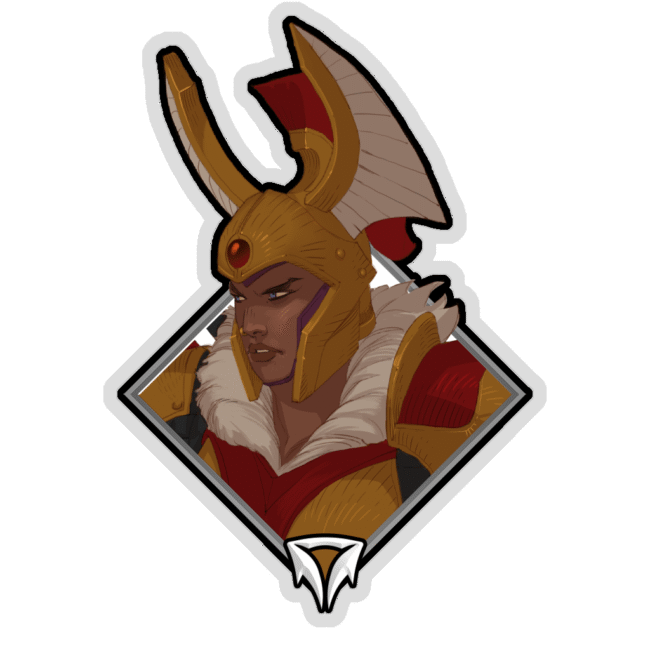 Gold Crownfall Sticker - Legion Commander